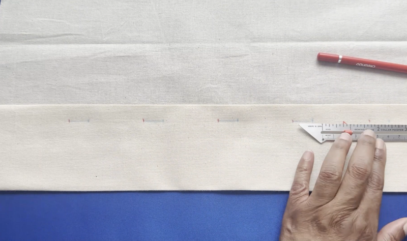 Sewing Gauge: Use consistent spacing and colour-coding
