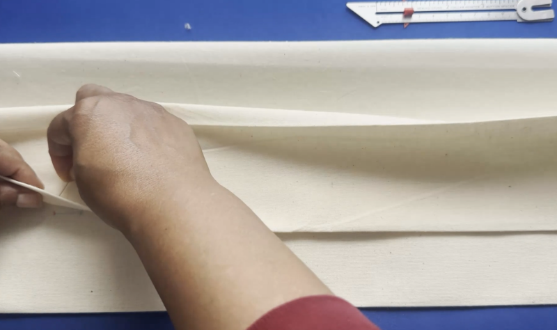Ensuring Even Button Spacing: Mark the first button position